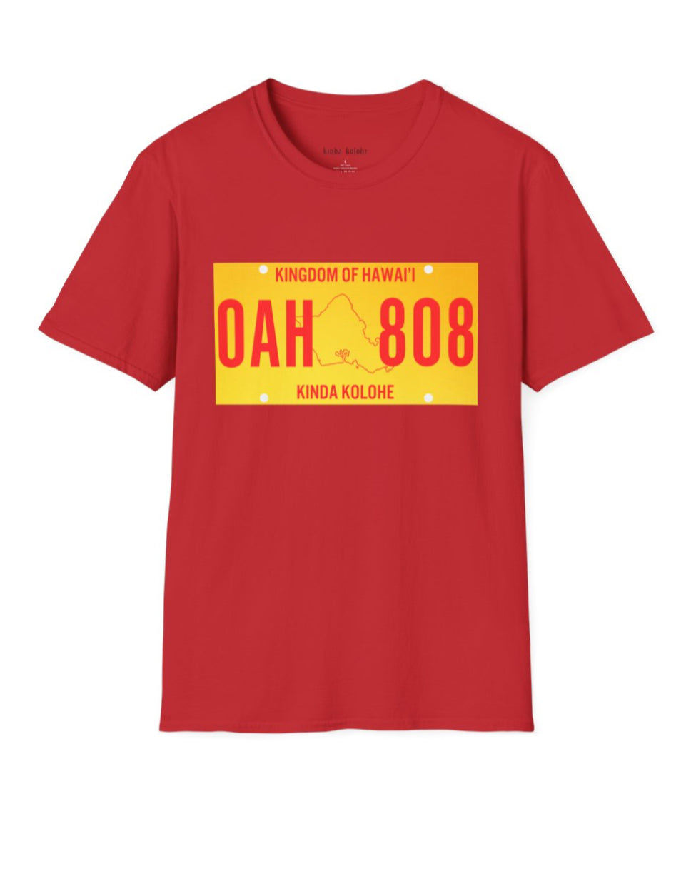 License Plate Unisex Tee