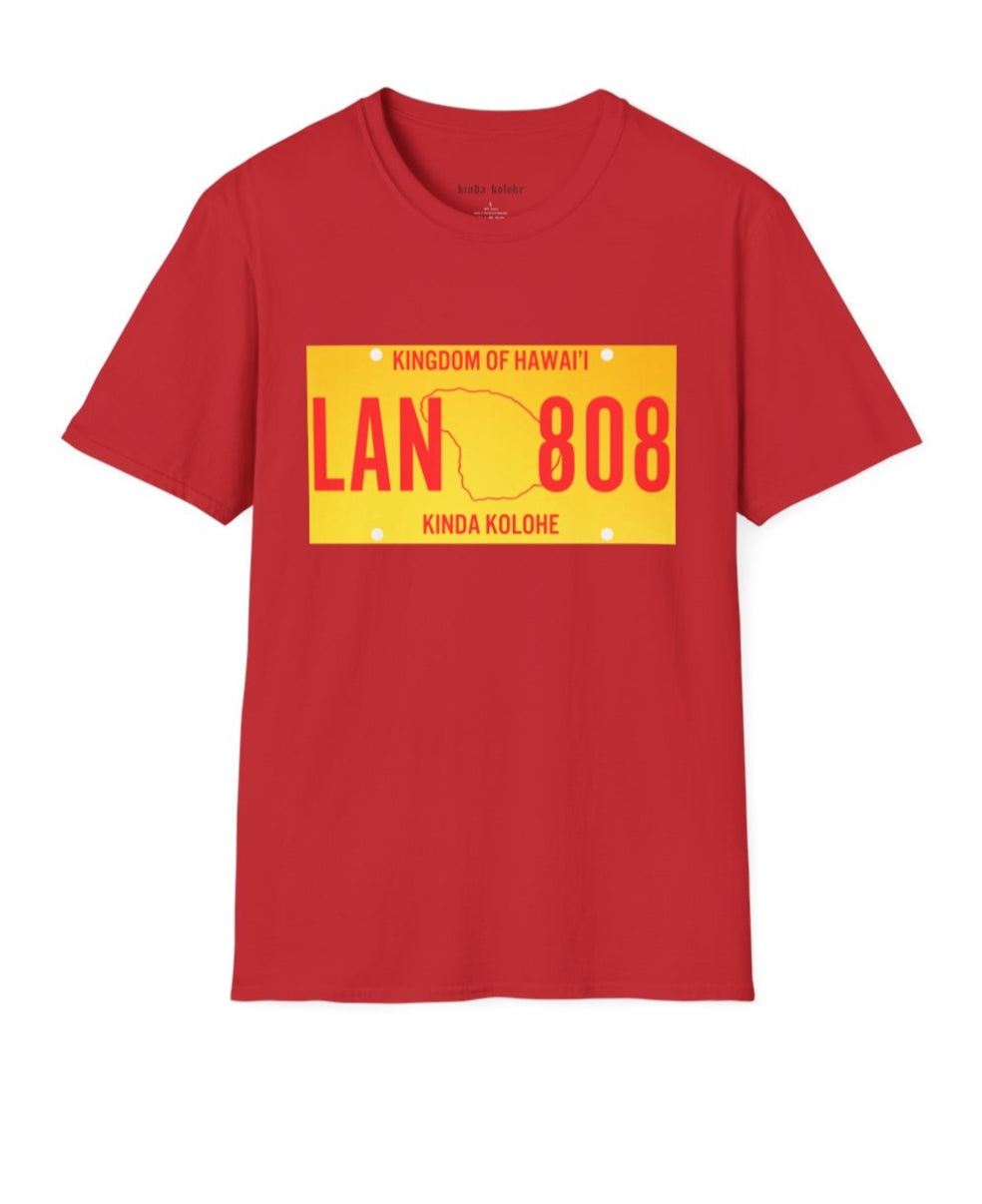 License Plate Unisex Tee