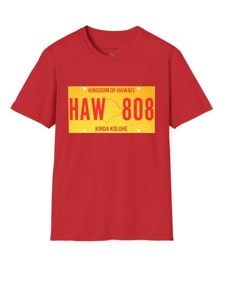 License Plate Unisex Tee