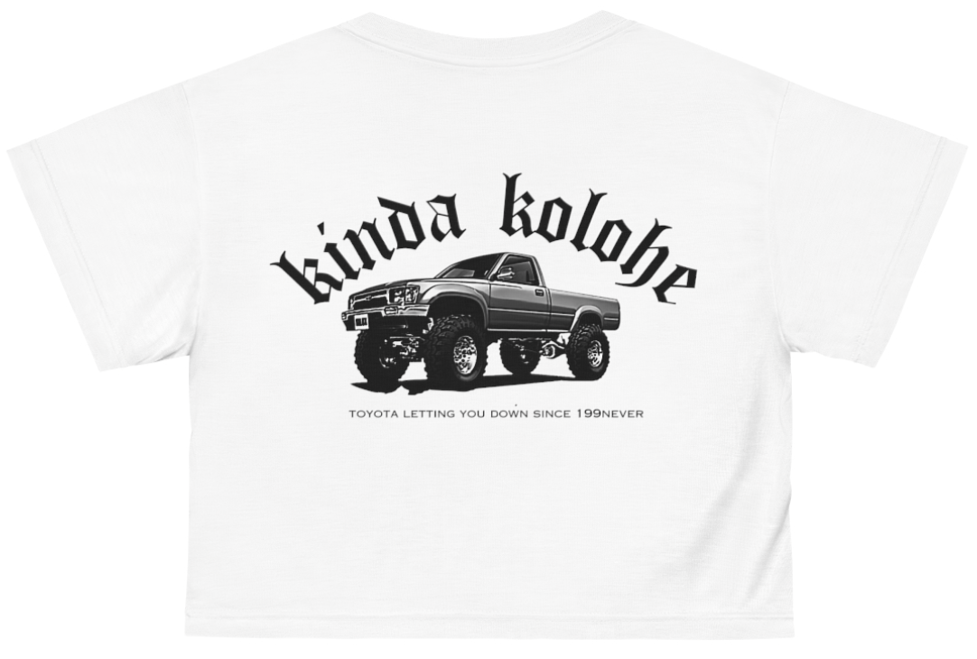 Womens 199NEVER Crop Tee